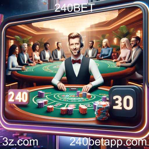 Experiência de Cassino ao Vivo na 240BET